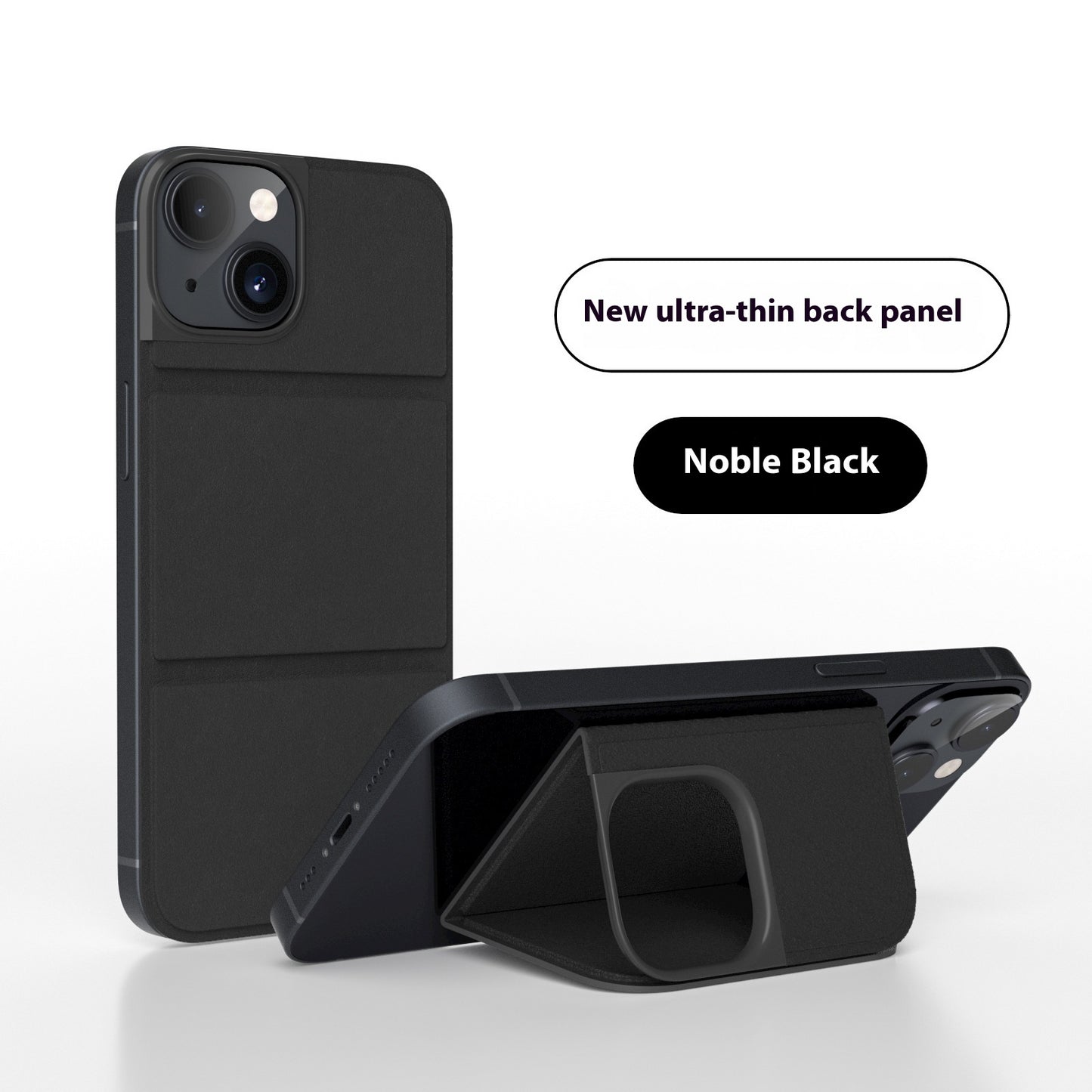 Applicable to Apple iPhone14Pro mobile phone case holder New iPhone14promax protective case Magnetic back