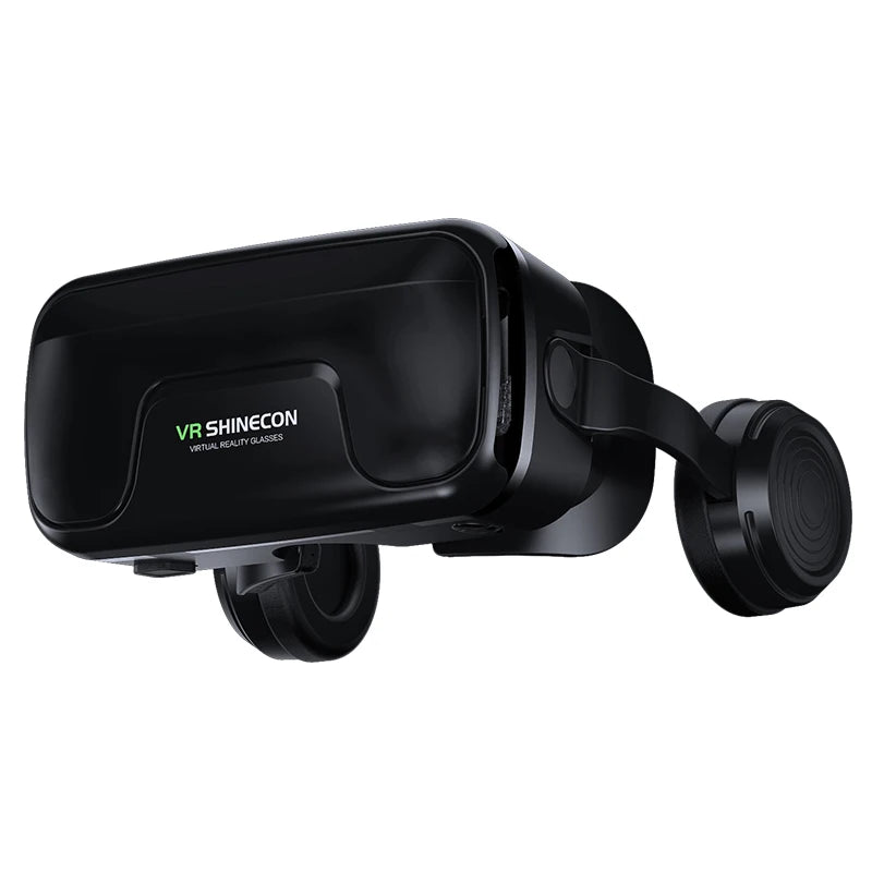 VR Shinecon Metaverse Virtual Reality Headsets for 6.5 Inch IOS and Android Smartphones 3D Mutual VR Glasses With Headphone