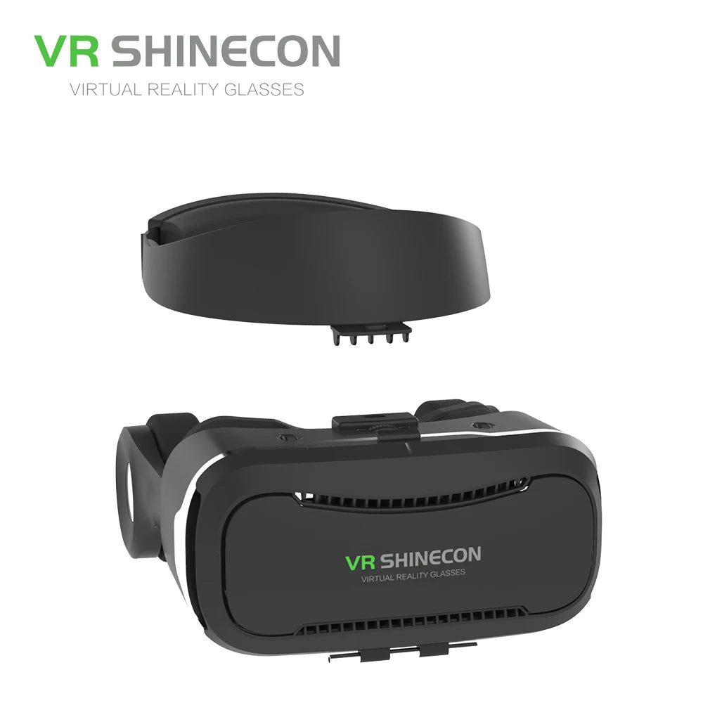 VR SHINECON HD FOV 110 Degrees Virtual Reality Glasses Anti Distortion Non Vertigo Christmas Gifts VR 3D Box