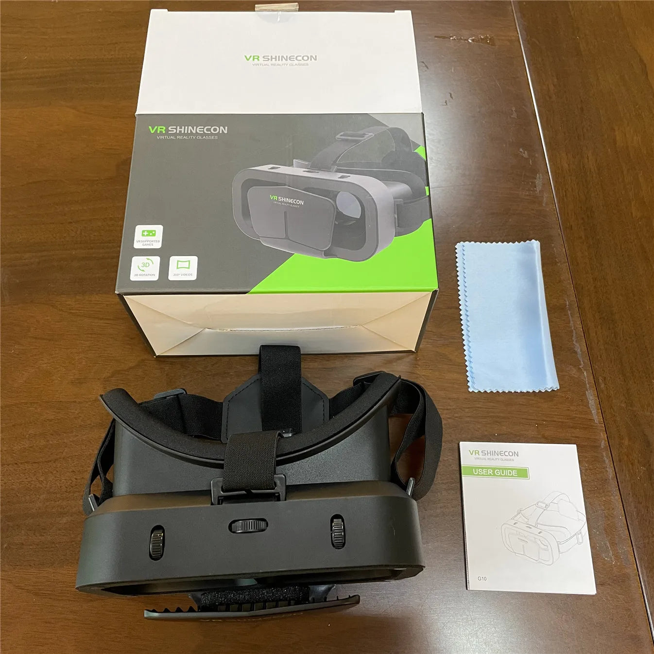 New Design 9D VR Headset Fit 7 Inch Phone Vr Glasses with Controller Remote 3D Gaming VR