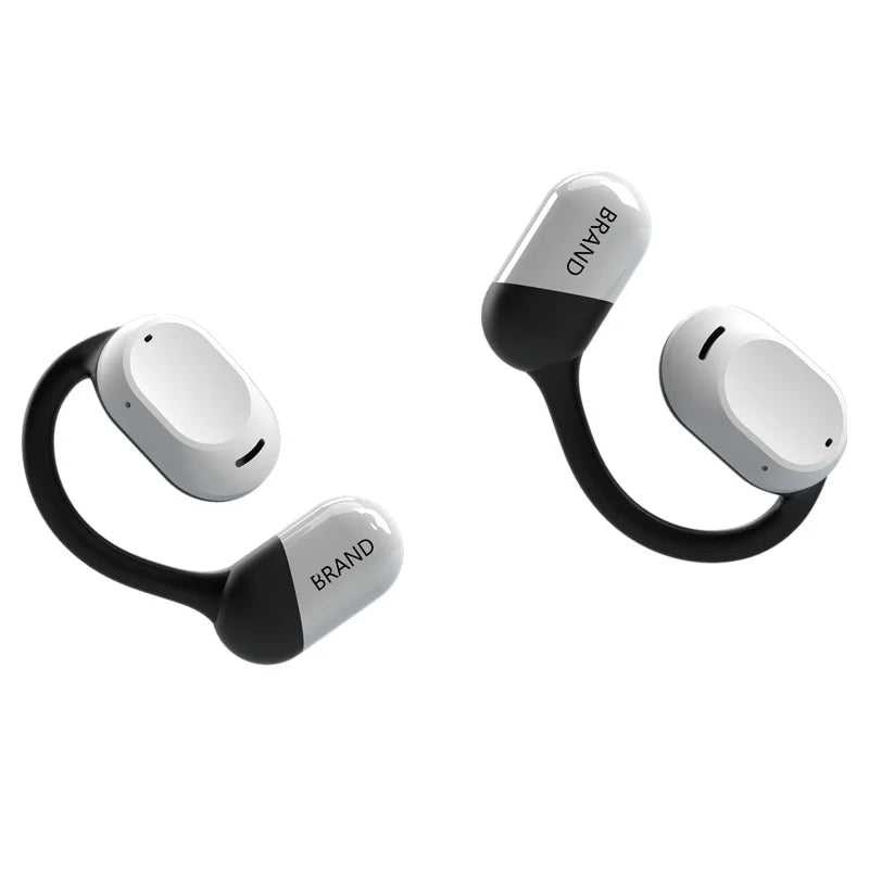 Shinecon Contrasting Colors 16 Hrs Working Time Protect Protect Blue-tooth V5.3 Air Conduction TWS Earhook Earphone