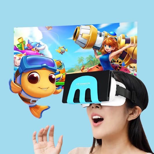 VR SHINECON 3D Gaming VR Headset for Nintendo Switch Children Best Gift FOV 108 40mm Lens VR Glasses