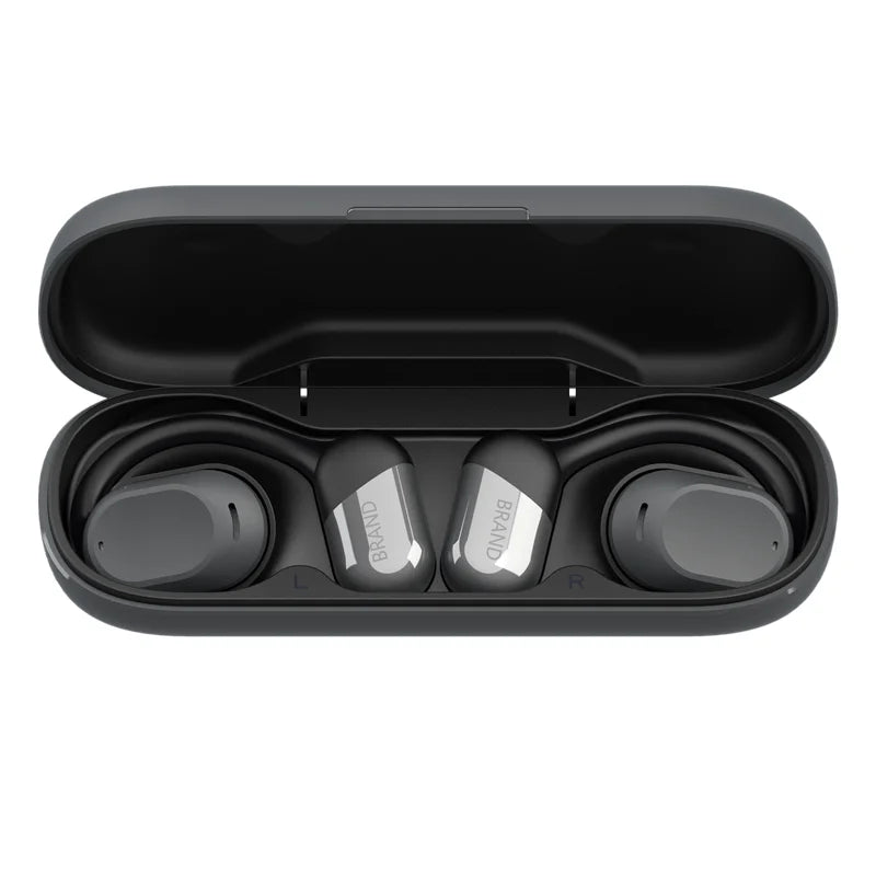 Shinecon Contrasting Colors 16 Hrs Working Time Protect Protect Blue-tooth V5.3 Air Conduction TWS Earhook Earphone