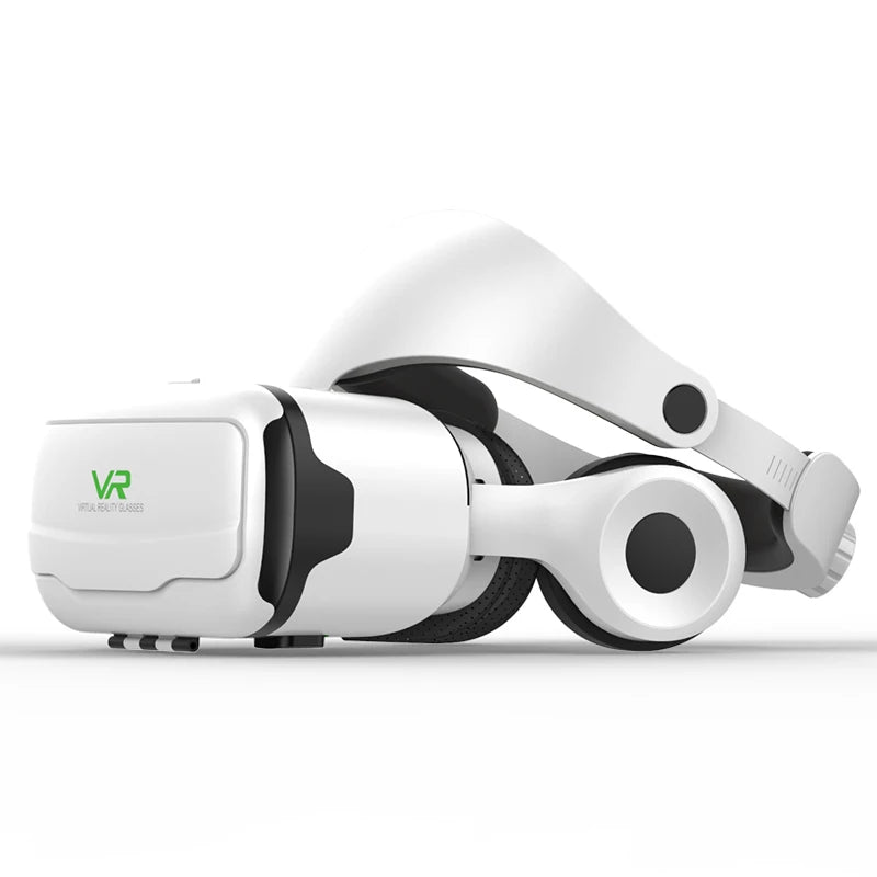 VR Shinecon 3D Virtual Reality Glasses with Earphones, High Definition Voice VR Earphones with Earphones