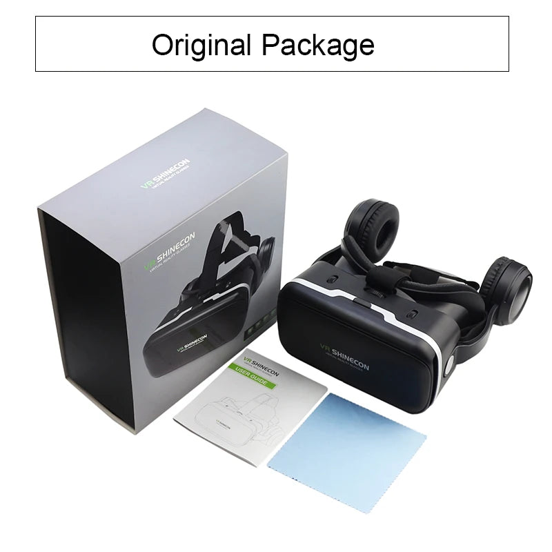 SHINECON 3D VR Glasses Virtual Reality Headset for iPhone & Android Smartphone