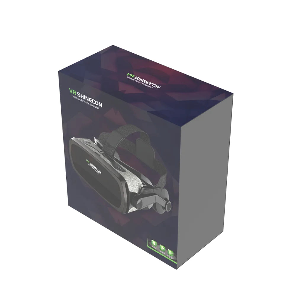 VR Shinecon Virtual Reality HD Movie VR Headset for 3.5" - 6.5" Smartphone 3D VR Box