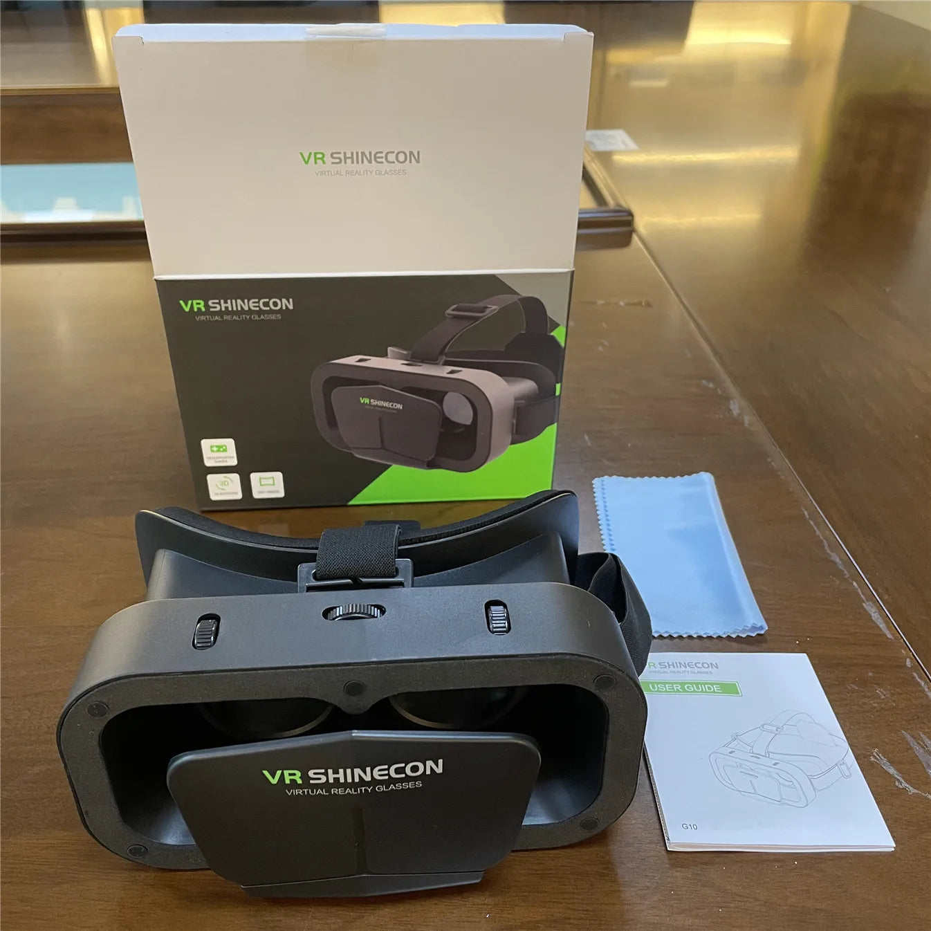 New Design 9D VR Headset Fit 7 Inch Phone Vr Glasses with Controller Remote 3D Gaming VR