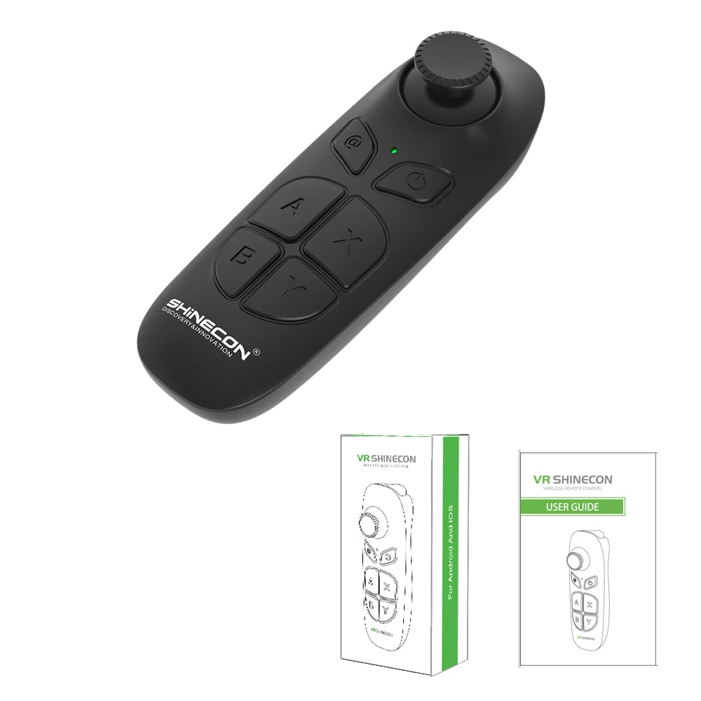 VR SHINECON VR Glasses With Remote Control 3D Gaming VR Metaverse Virtual Reality Glasses